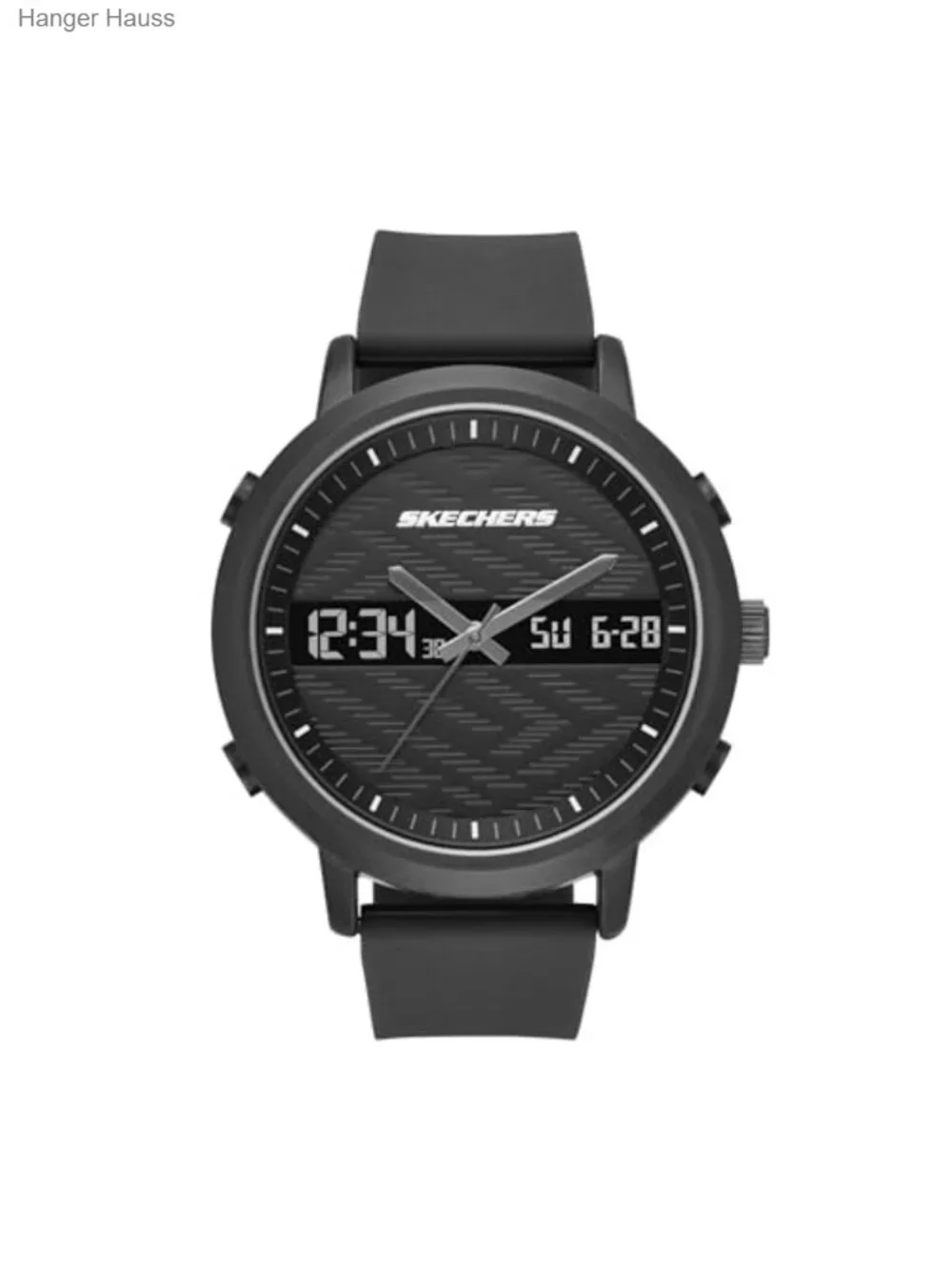 Skechers Men's 46mm Analog-Digital Silicone Strap Watch